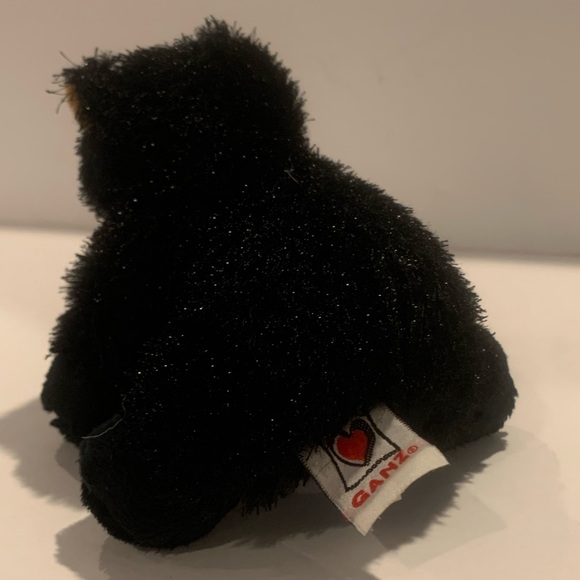 Ganz Lil' Kinz Black Bear 7 inch Plush Fuzzy Stuffed Animal Toy HS004 NO CODE - Picture 3 of 5